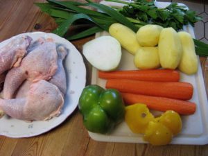 Recette : poulet sauté aux légumes
