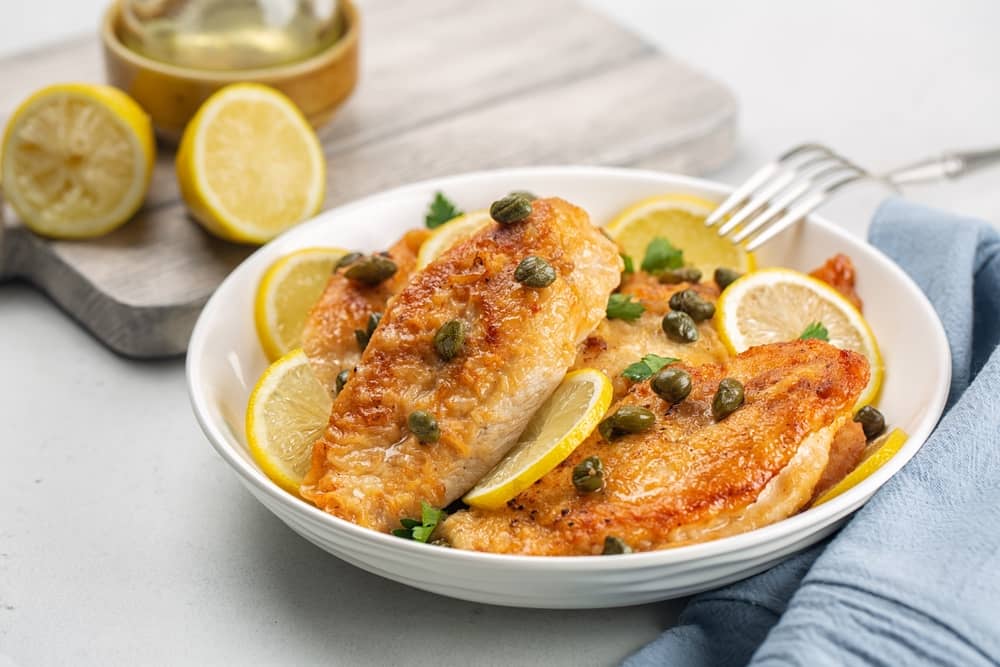 Le piccata de poulet au citron